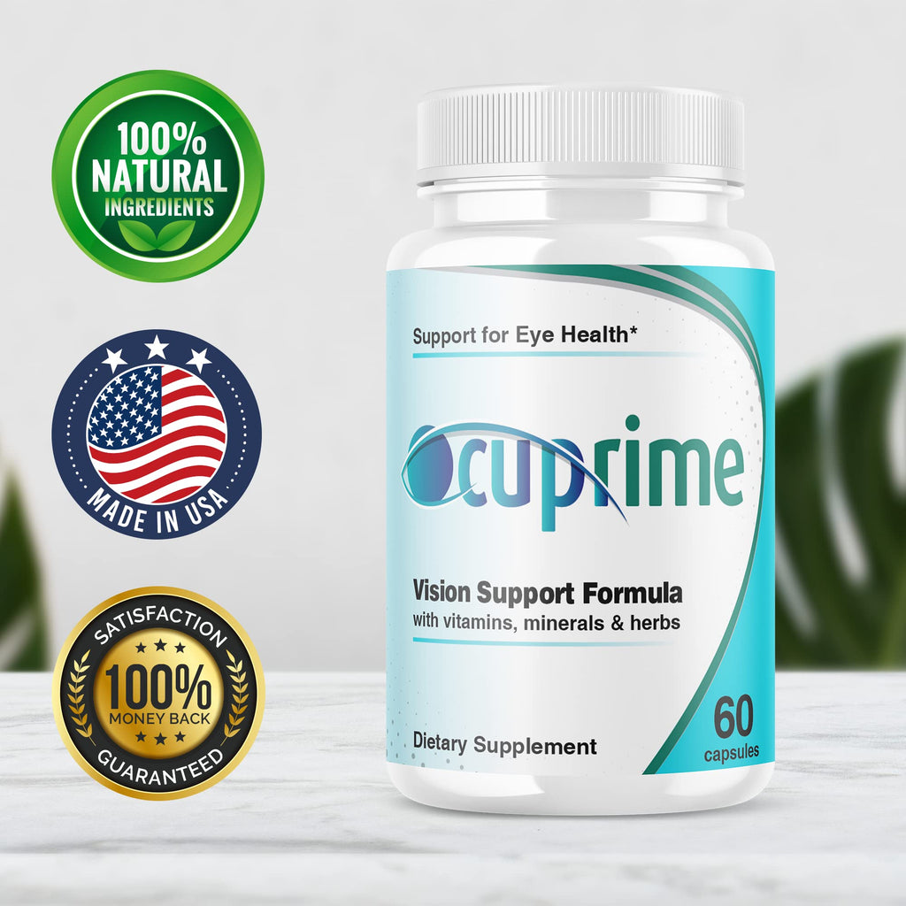 IDEAL PERFORMANCE (2 Pack) Ocuprime for Eyes Supplement Vision Pills (120 Capsules)