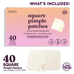 Livaclean 40CT Large Pimple Patches for Face - Big Pimple Patches Large Hydrocolloid Patch for Blemishes - Body Nose Forehead Chin Acne Patch - XL Zit Stickers