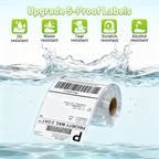 Omezizy 4x6 Thermal Labels, Shipping Address Label (Pack of 250 4x6 Roll Labels) - Compatible with JADENS, ASprink, Phomemo, Rollo, Zebra, Omezizy and Other Thermal Printers