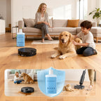 VILLAPOOL Floor Cleaning Solution Compatible with Roborock Robot Vacuums & Wet Dry Vacuums, Deep Cleaning Formula for Hardwood, Tile & Laminate Floors, Gentle and Powerful, 1L (33.8 fl oz)