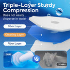 Clorytom 50 Count Toilet Wand Refills for Clorox, Premium Toilet Cleaner Refill Pads, Replacement Brush Heads Compatible With Most Toilet Wand Refill System, No Falling Apart, Fresh Fragrance