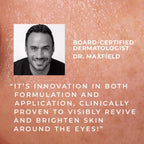RoC Multi Correxion Revive + Glow Eye Balm with Vitamin C (0.14 oz) + Retinol Eye Cream Packette