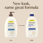 Aveeno Skin Relief Moisturizing Lotion Heals Very Dry, Sensitive Skin, Fast-Absorbing Body Lotion with Triple Oat & Shea Butter, Fragrance Free, Non-Comedogenic, Value Size, 33 fl. oz