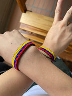 Handmade Colombian Bracelet/Band - Colombian Culture - Couples Bracelet - Made with Miyuki Beads - Woven and crafted in Colombia