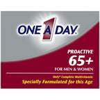 ONE A DAY Proactive 65+, Mens & Womens Multivitamin, Supplement with Vitamin_A, Vitamin_C, Vitamin_D, and Zinc for Immune Health Support*, Calcium, Folic Acid & More, Tablet, 150 Count (Pack of 2)