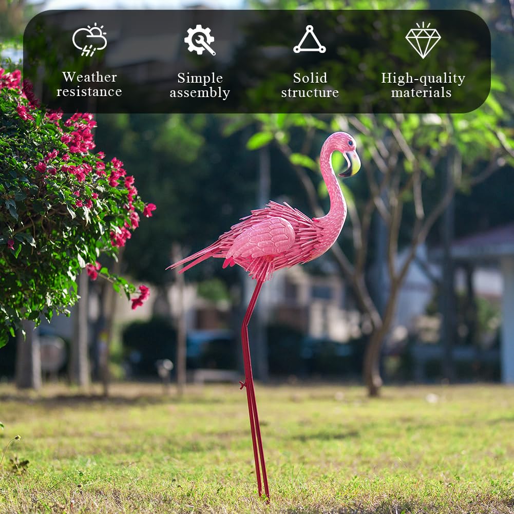 ViteenLight 35" Flamingo Garden Statues & Sculpture