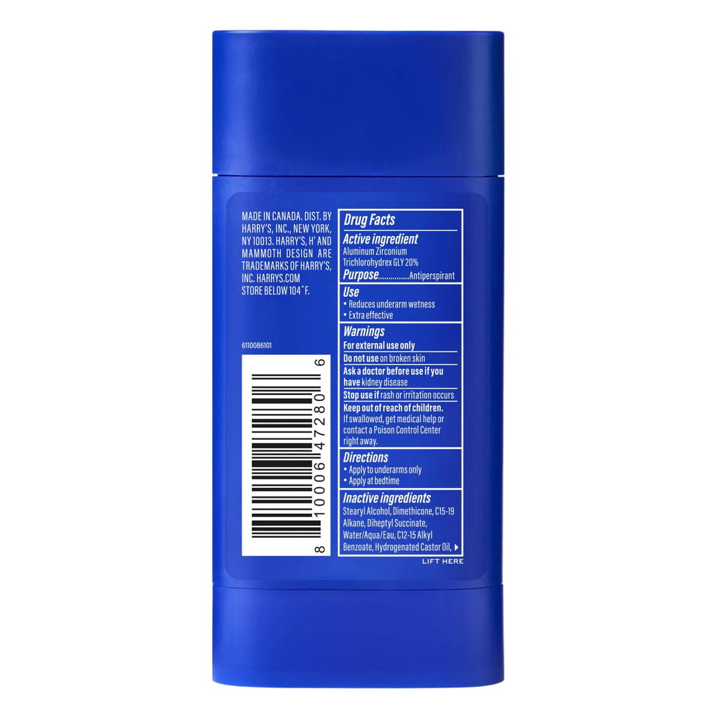 Harry's Extra-Strength Antiperspirant Deodorant - Redwood - 2.5 oz (3 Pack)