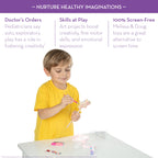 Melissa & Doug Created by Me! Paint & Decorate Your Own Wooden Princess Wand Craft Kit, Pink - Princess Crafts Great for Rainy Days, Princess Toys for Kids Ages 4+