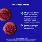 OLLY Relaxing Magnesium Gummies, Supports Muscle Relaxation,* Magnesium Citrate, Raspberry Lavender Flavored, 30 Day Supply - 120 Count