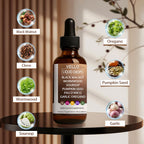 Vello Black Walnut Wormwood Gut Cleanse, Wormwood Black Walnut Clove Drops with Garlic Oregano, Soursop, Pau D'arco, Pumpkin Seed Extracts, Support Gut & Digestion Balance, Improve Energy (2)