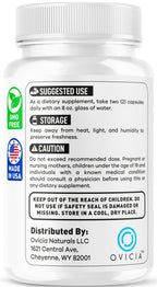 NTX Gluco Sera Capsules - Official NTX GlucoSera Pills Advanced Premium Formula Support Maximum Strength, All Natural Ingredients for Overall Health & Wellness, 60 Capsules for 1 Month