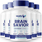 Brain Savior Brain Supplements for Memory and Focus Capsules, BrainSavior Advanced Formula Brain Health Support - Maximum Strength Nootropics Brain-Savior All Natural Support Reviews (5 Pack)