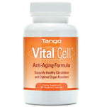Vital Cell Natural Anti-Aging Supplement for Men and Women, Supporting Circulation and Healthy Organ Function (180 Vegetarian Capsules)