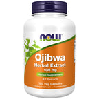 NOW Foods Ojibwa Herbal Extract 4:1 Extracts 450 MG (180 Vegetarian Capsules)