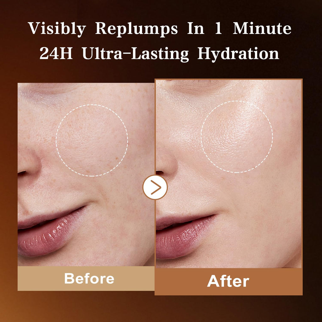 WXMX Ultra Hyaluronic Acid Serum With 8 HA Forms + Matrixyl 3000, Collagen Tri - Complex & Peptide, Multi - Layer Hydration Anti-Aging Serum, Hyaluronic Acid Serum for Face (0.05 Fl Oz (Pack of 30))