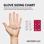 Ansell Microflex 10-754 Daily Defense Disposable Latex Gloves for Cleaning, Food Prep, First Aid - Large, Natural (Case of 1000)