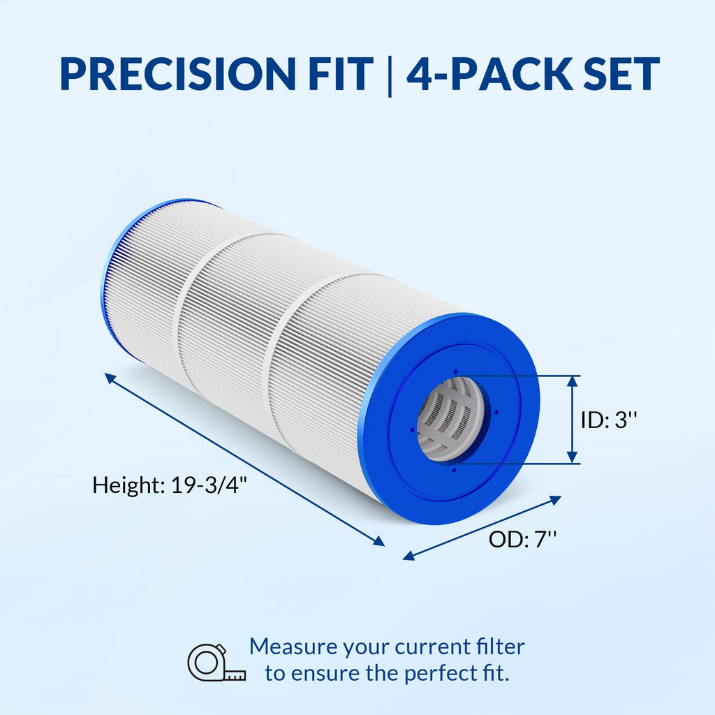 Swimara C3030 C3025 C3020 C3000 Pool Filter Cartridges, 5 oz+ Trilobal Fabric, Replacement for Hayward CX580XRE, PA81, 324 Sq. Ft., 4-Pack, Ultra Series