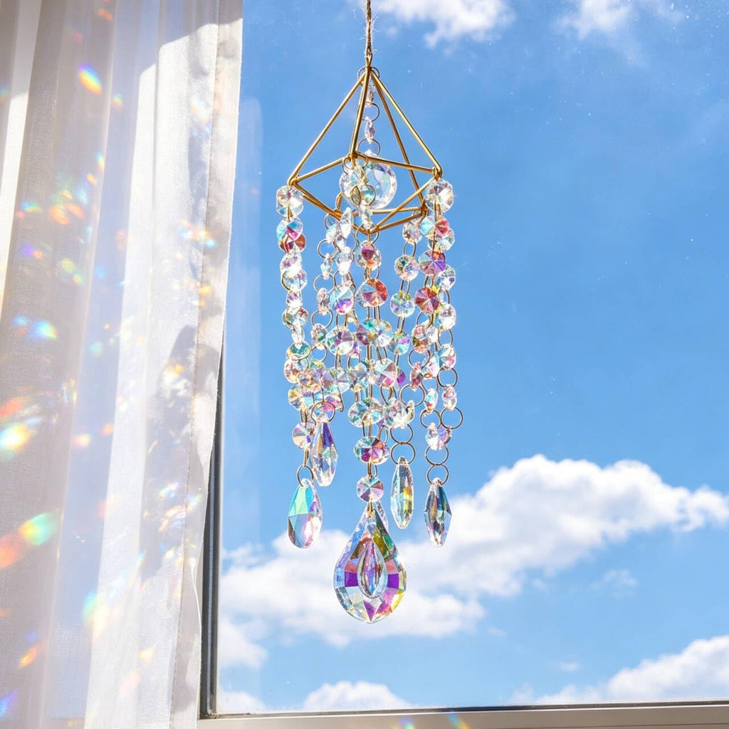 Crystal Suncatchers for Window Hanging Rainbow Maker Sun Catchers Indoor