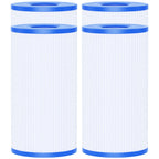 AQUALTRA Pool Filters Type A or C Compatible with 29000E/59900E, Easy Set Pool Filters, 8" x 4 1/4" Above Ground Pool Filters 4 Pack