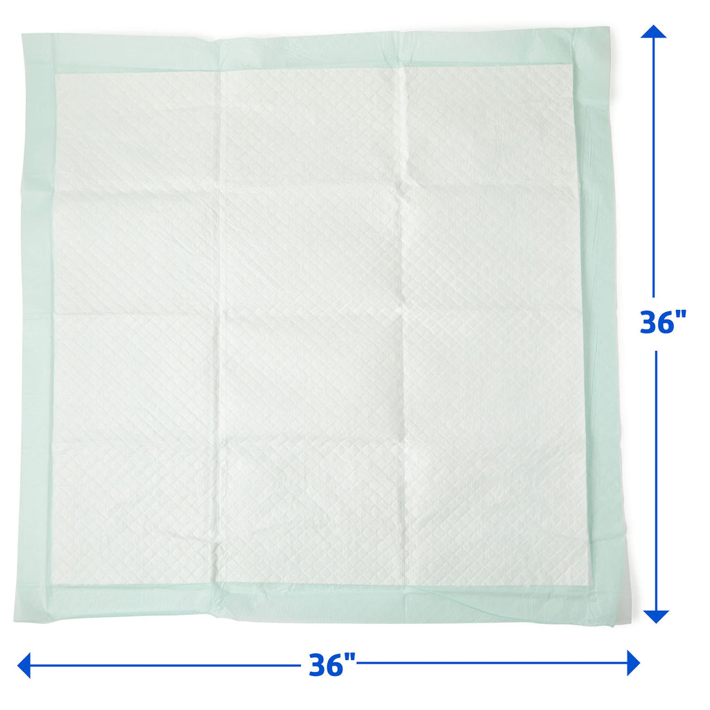 Medline Bed Pads Disposable Adult, Heavy Duty Chux Pads, 36x36, 5 Count, Incontinence Bed Pads for Adults, Chucks Underpads Extra Large, Disposable Bed Pads for Incontinence, Pee Pads
