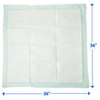 Medline Bed Pads Disposable Adult, Heavy Duty Chux Pads, 36x36, 5 Count, Incontinence Bed Pads for Adults, Chucks Underpads Extra Large, Disposable Bed Pads for Incontinence, Pee Pads