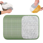 QITELL Multipurpose Steel Wire Cleaning Cloth - Double-Sided Scrub Rag for Kitchen Pots Pans Wet Dry (15)