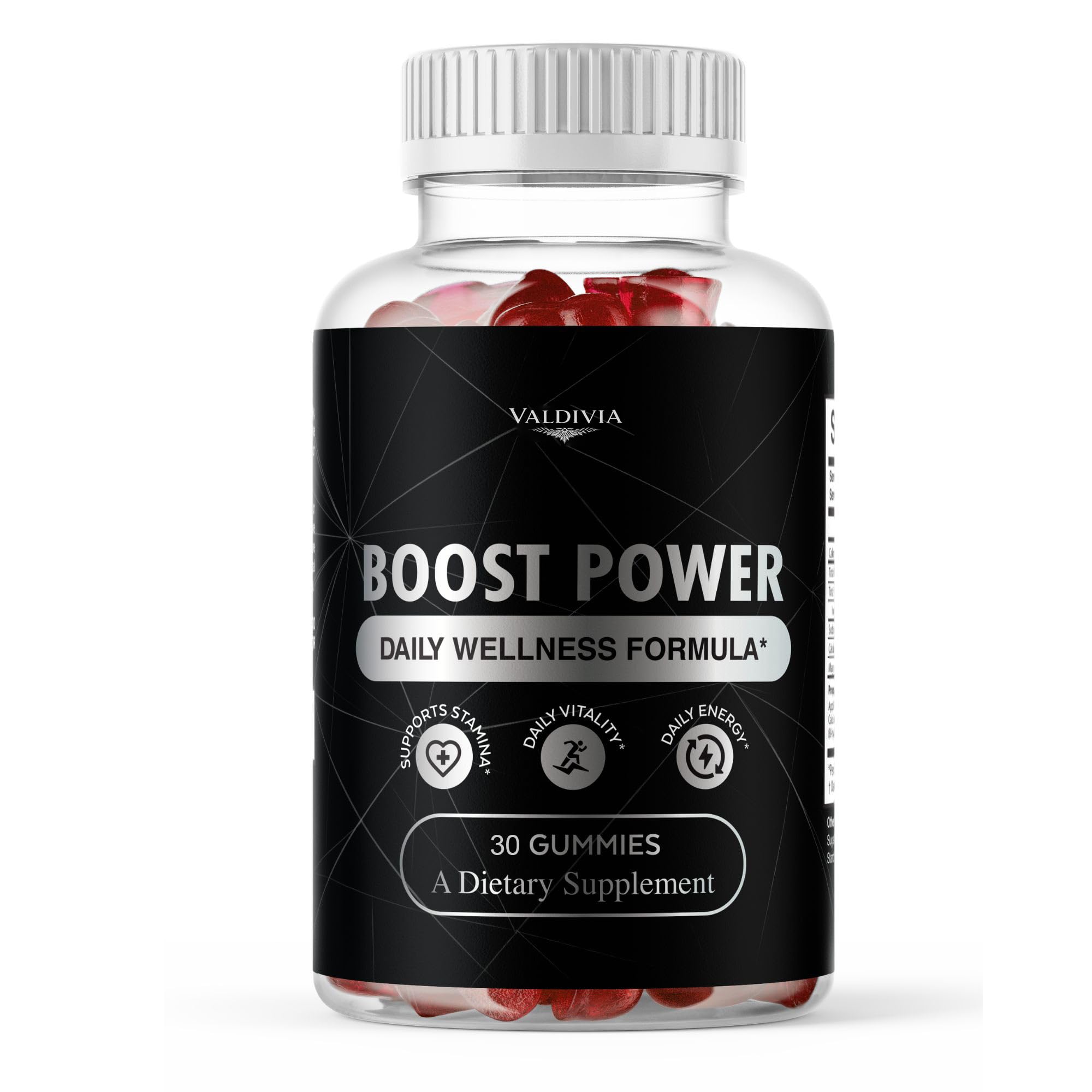 Boost Power Gummies - Official BoostPower Gummys Advanced Premium Formula Maximum Strength, All Natural Daily JellyLean Vitamins Support for Overall Health & Wellness, 30 Gummies for 1 Month