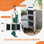Sweetcrispy 3 Step Ladder, 330lbs Folding Step Stool with Anti-Slip Pedal
