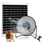 blessny 8" Solar Fan for Greenhouse, Chicken Coop, Pet House, Shed