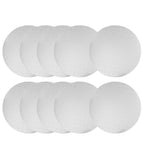 O'CREME Round Cake Drum Board 10 Inch White Wraparound 1/4 Thick