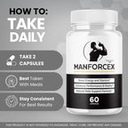 Valdivia (5 Pack) Man Force X Capsules - Official ManForceX Supplement, Premium Formula, Natural Vitamins for Health & Wellness - 300 Capsules for 5 Months