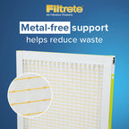 Filtrete 20x23x1 AC Furnace Air Filter, MPR 700, MERV 8, Tough on Pollen, Easy on Airflow, 3-Month Pleated 1-Inch Electrostatic Air Cleaning Filter, 2-Pack (Actual Size 19.69 x 22.69 x 0.81 in)