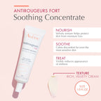 Avène Antirougeurs FORT Soothing Concentrate Calming Redness Cream 1.01 Fl Oz, unscented