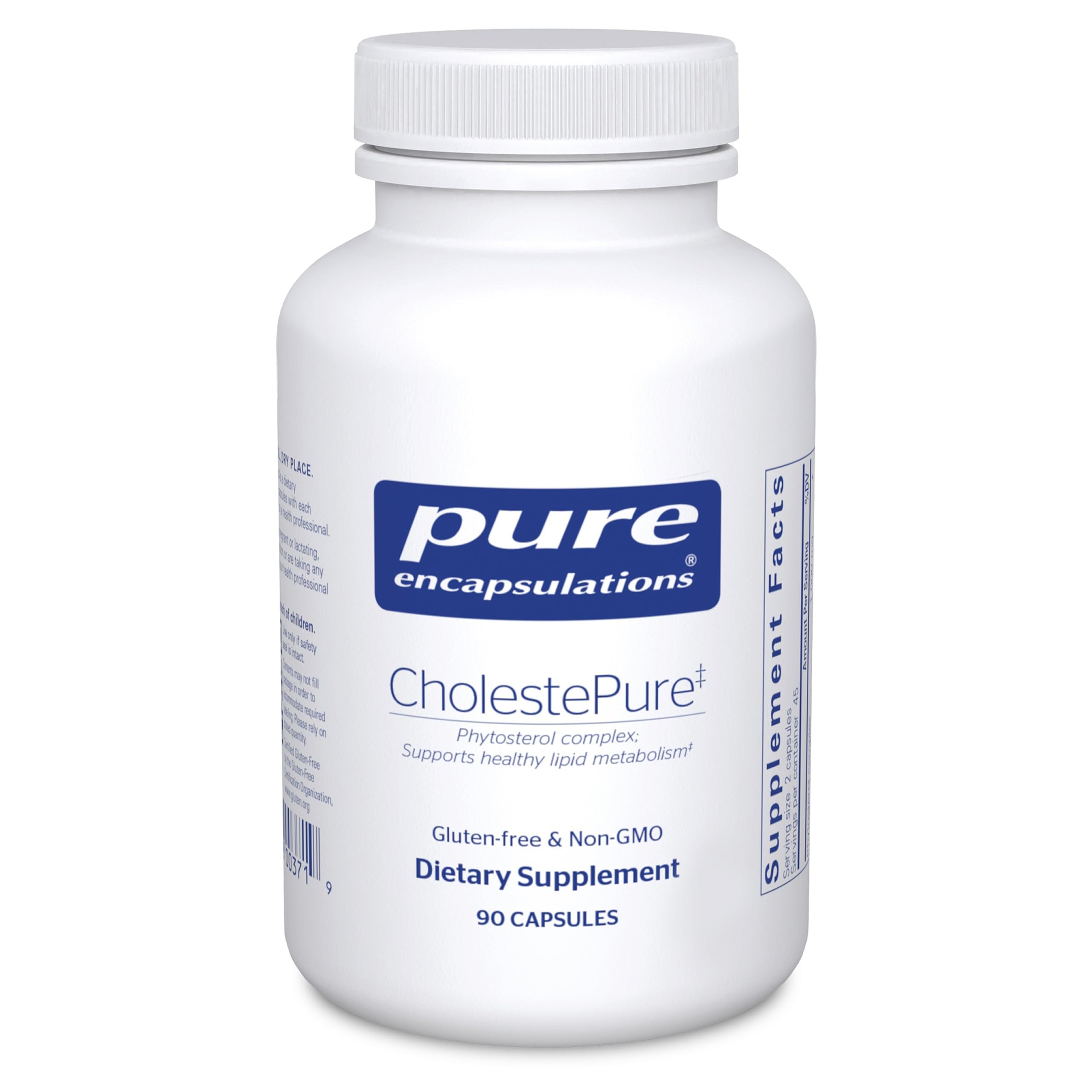 Pure Encapsulations CholestePure | Supplement to Support Cardiovascular Health, Enzyme Function, and Lipid Metabolism* | 90 Capsules