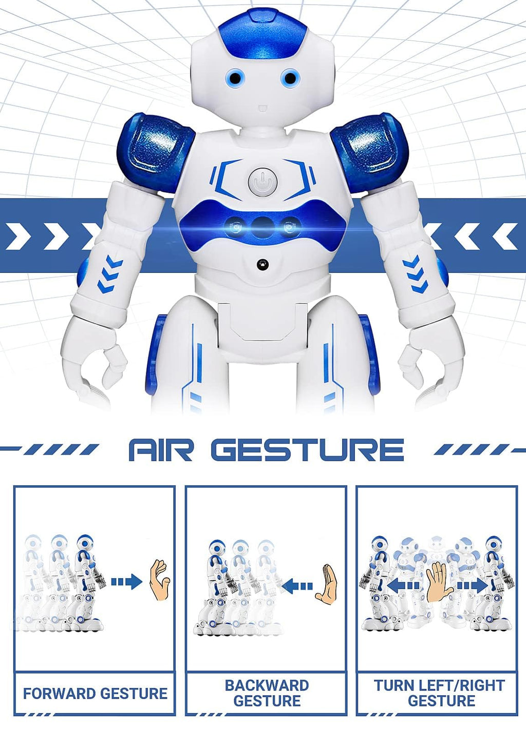 KingsDragon RC Robot Toys for Kids,Remote Control Smart Robot Toy