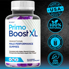 Primo Boost XL Gummies - Official PrimoBoost XL Advanced Premium Supplement for Men Support - Maximum Strength, Natural Primo BoostXL for Overall Health & Wellness, 60 Gummies for 1 Month