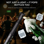 PASIION EDC Flashlight Rechargeable,800 Lumen Small Flashlight with Magnetic Clip & Base, 11 Modes LED Flashlight,Glass Breaker&Bottle Opener, USB-C Flashlight for Working,Home and Emergency
