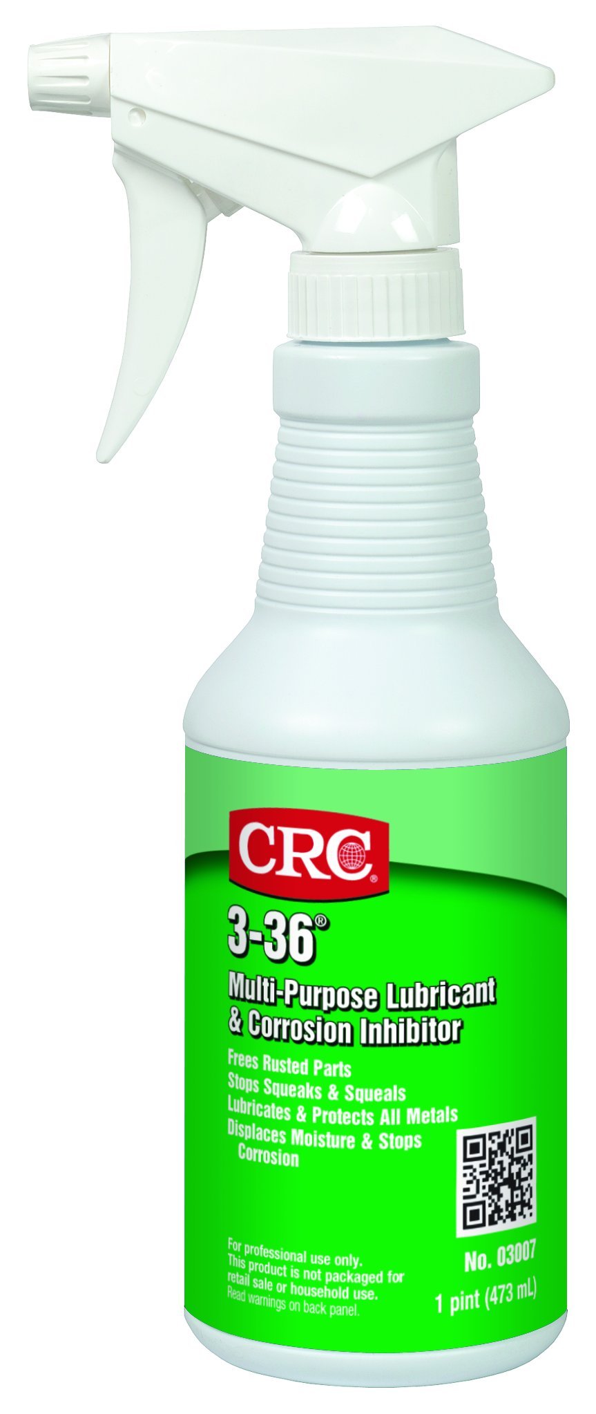 CRC 3-36 Multi-Purpose Lubricant & Corrosion Inhibitor, 16 Fl Oz, (Pack of 12), 03007CS