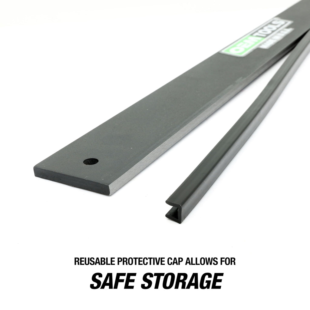 OEMTOOLS 25357 Straight Edge 24", Machinist Tool, Made in USA, Precision Ground ±0.001" for Engine Block Inspections, Cold Rolled Steel Straight Edge