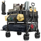 Double Decker Wagon 600lb Capacity & 400L Collapsible Sports Wagon
