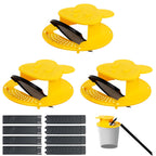 3pc Bucket Mouse Trap - Mouse Traps Indoor for Home - ABS Material