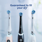 Oral-B iO Series Ultimate Clean Electric Toothbrush Replacement Brush Heads for an Oral-B Electric Toothbrush, 2 Count, Black