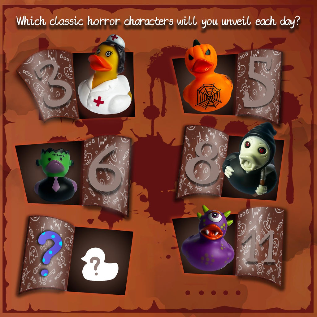 Halloween Advent Calendar 2026 – Horror Rubber Duck Christmas Countdown