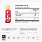 Ketone-IQ No Caffeine Performance Energy Shots – Ketone Fuel for Focus & Endurance, Metabolism Support, 10g Ketones, 24 Pack (Raspberry Lemonade)