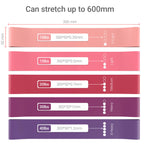 TechStone Resistance Bands Set for Men and Women, Pack of 5 Different Levels Elastic Band for Home Gym Long Exercise Workout ��� Great Fitness Equipment for Training, Yoga ��� Free Carrying Bag (Red)