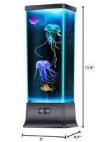 CALOVER Gifts for Kids Men Women Friends Family Cool Jellyfish Lamp Night Light for Girls Boys Kids Home Office Bedroom Decor for Christmas Holiday Birthday Party