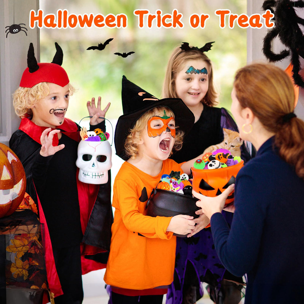 OCATO 30Pcs Halloween Mochi Squishy Toys, Halloween Party Favors for Kids