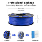 iSANMATE ASA Filament 1.75mm Blue 1KG, UV & Weather Resistant 3D Printer Filament Perfect for Outdoor Functional Parts, Dimensional Accuracy +/- 0.02mm, 1kg Spool (2.2lbs)
