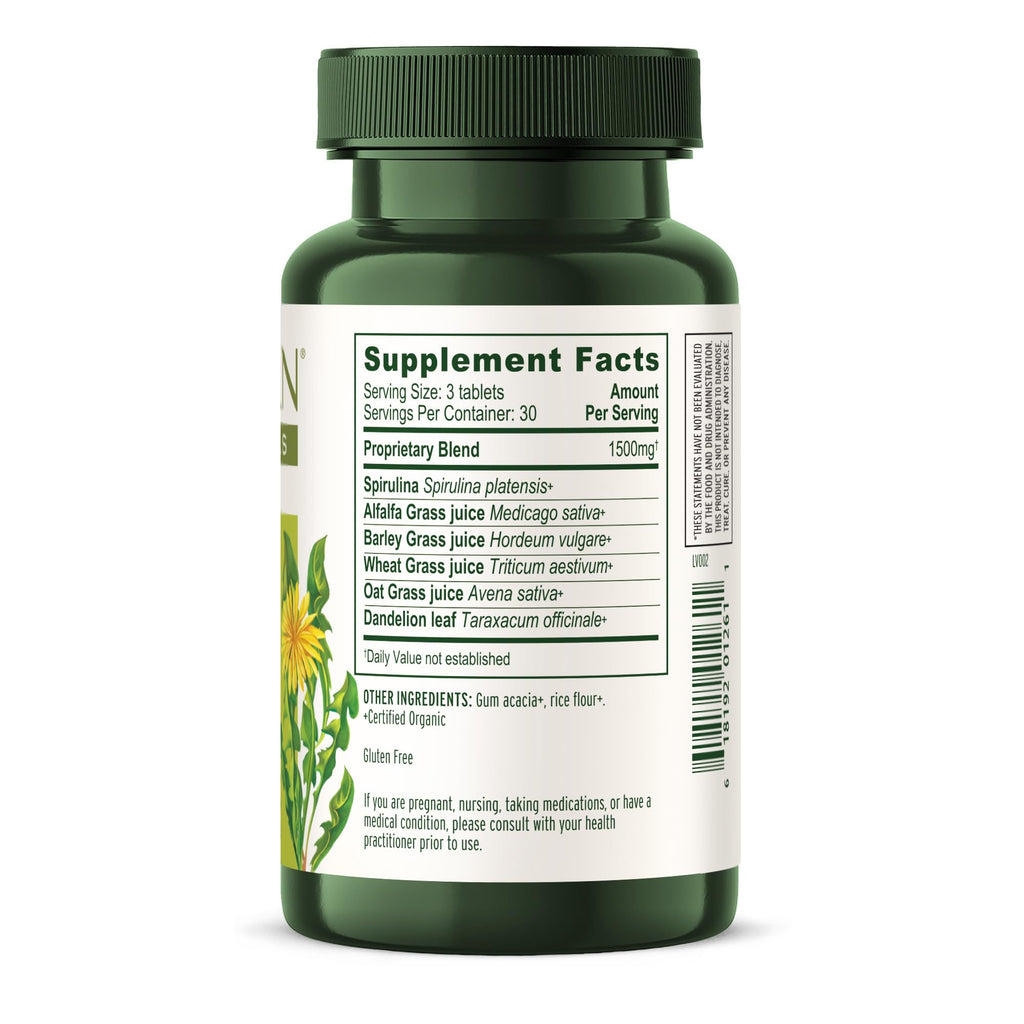 Banyan Botanicals Organic Everyday Greens – Concentrated Superfood Tablets – Spirulina, Wheat Grass & Alfalfa for Cellular Vitality & Antioxidant Support – 90 Tablets – USDA Organic