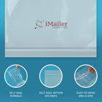 3" x 5", 4" x 6", 5" x 7", 6" x 9" (100 CT each) 2 Mil Clear Plastic Reclosable Zip Poly Bags with Resealable Lock Seal Zipper
